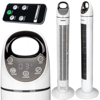 Колонен вентилатор Powermat Pearl Tower-80/ 80W