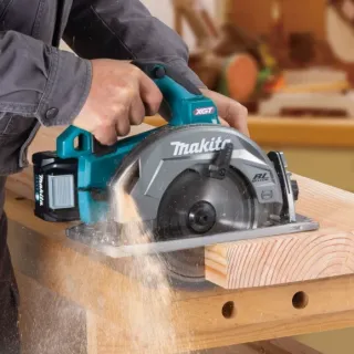 Акумулаторен ръчен циркуляр Makita HS003GZ/ 185 мм/ 40 V