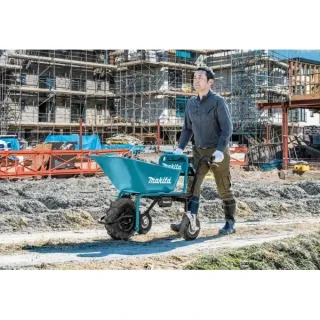 Комплект акумулаторна строителна количка + кош Makita DCU180Z/ 18 V
