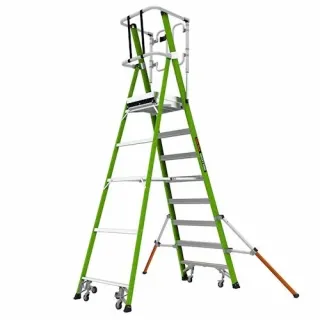 Стълба с предпазен кош Little Giant Safety Cage 1x8