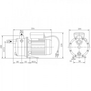 Водна помпа WILO WJ 202 X EM