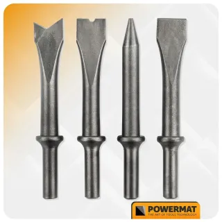 Пневматичен чук Powermat PM-MLP-10T + 4 бр. длета