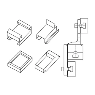 Машина за огъване на ламарина METCOR W1.5x1050F/ 1050 мм Машина за огъване на ламарина METCOR W1.5x1050F/ 1050 мм