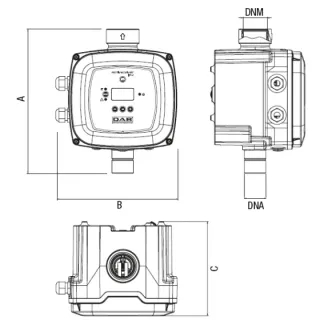 Електронен пресостат DAB Active Driver plus M/T 1.0/ 1x230V/ 4.7 A