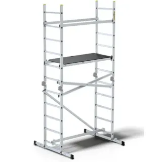 Мобилно алуминиево скеле AWTools AW23063/ 2x10/ 150 кг