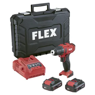 Акумулаторен винтоверт FLEX DD 2G 12-LDBC/2.5/ 12V/ 2x2.5Ah