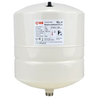 Вертикален универсален мембранен съд IBO FIXLine 18L‑V/ 18 л