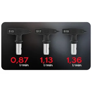 Безвъздушна машина за боядисване RED TECHNIC RTPDM0166/ 1200 W