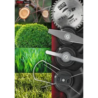 Акумулаторен тример RED TECHNIC RTPKA0104/ 21V/ 2x2Ah Акумулаторен тример RED TECHNIC RTPKA0104/ 21V/ 2x2Ah