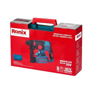 Акумулаторен перфоратор SDS-Plus Ronix 8678/ 20V/ 2x4Ah