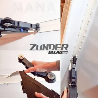 Комплект за монтаж на гипсокартон, ролер и телескопичен флъшер DELKO TOOLS ZUNDER Комплект за монтаж на гипсокартон, ролер и телескопичен флъшер DELKO TOOLS ZUNDER