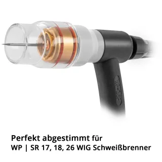 Комплект стъклени дюзи STAHLWERK Premium TIG/ 14 части