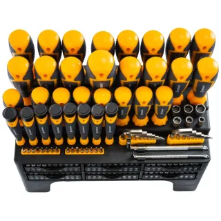 Комплект отвертки, битове, вложки и шестограми Powermat PM-ZW-132ZN/ 132 бр. Комплект отвертки, битове, вложки и шестограми Powermat PM-ZW-132ZN/ 132 бр.