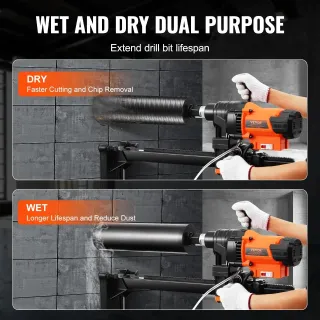 Диамантено-пробивна бормашина VEVOR Z1Z-CF-9235/CF-DCD09/ 3200W Диамантено-пробивна бормашина VEVOR Z1Z-CF-9235/CF-DCD09/ 3200W