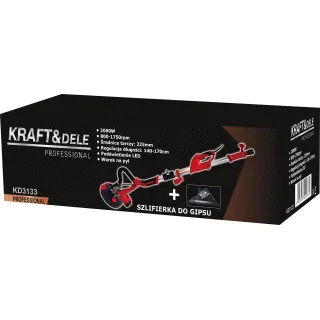 Жираф за шлайфане на стени и тавани KraftDele KD3133/ 2kW/ 225 мм Жираф за шлайфане на стени и тавани KraftDele KD3133/ 2kW/ 225 мм