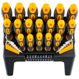 Комплект отвертки, битове и шестограми Powermat PM-ZW-44ZN/ 44 бр. Комплект отвертки, битове и шестограми Powermat PM-ZW-44ZN/ 44 бр.