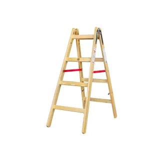 Дървена сгъваема стълба AWTools AW23035/ 2х4