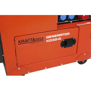 Дизелов генератор KraftDele KD3241/ 7kW/ 230V/400V + ATS