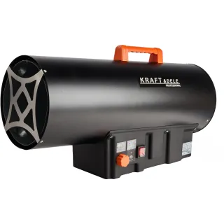 Газов калорифер KraftDele KD11702/ 60 kW/ термостат/ LED дисплей/ редуцир вентил и маркуч Газов калорифер KraftDele KD11702/ 60 kW/ термостат/ LED дисплей/ редуцир вентил и маркуч