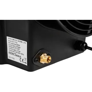 Газов калорифер KraftDele KD11702/ 60 kW/ термостат/ LED дисплей/ редуцир вентил и маркуч Газов калорифер KraftDele KD11702/ 60 kW/ термостат/ LED дисплей/ редуцир вентил и маркуч