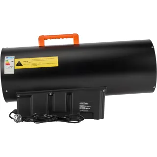 Газов калорифер KraftDele KD11702/ 60 kW/ термостат/ LED дисплей/ редуцир вентил и маркуч Газов калорифер KraftDele KD11702/ 60 kW/ термостат/ LED дисплей/ редуцир вентил и маркуч