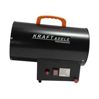 Газов калорифер KraftDele KD11704/ 25 kW/ редуцир вентил и маркуч Газов калорифер KraftDele KD11704/ 25 kW/ редуцир вентил и маркуч