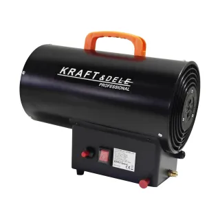 Газов калорифер KraftDele KD11704/ 25 kW/ редуцир вентил и маркуч Газов калорифер KraftDele KD11704/ 25 kW/ редуцир вентил и маркуч