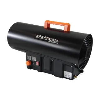 Газов калорифер KraftDele KD11706/ 45 kW/ термостат/ LED дисплей/редуцир вентил и маркуч Газов калорифер KraftDele KD11706/ 45 kW/ термостат/ LED дисплей/редуцир вентил и маркуч