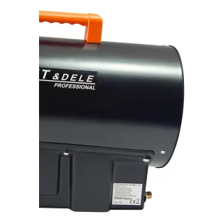 Газов калорифер KraftDele KD11706/ 45 kW/ термостат/ LED дисплей/редуцир вентил и маркуч Газов калорифер KraftDele KD11706/ 45 kW/ термостат/ LED дисплей/редуцир вентил и маркуч