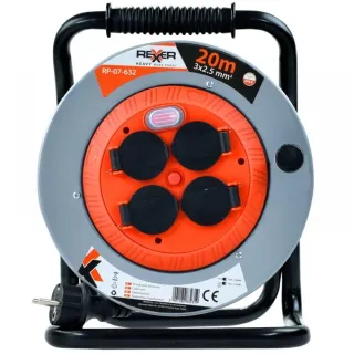 Удължител на метална макара REXXER RP-07-632/ 20 м Удължител на метална макара REXXER RP-07-632/ 20 м