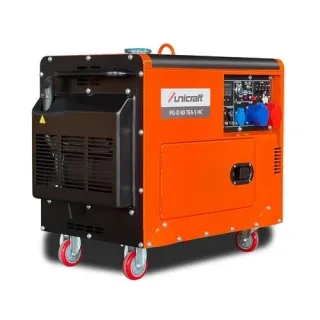Дизелов генератор звукоизолиран UNICRAFT PG-D 80 TEA-S HC/ AVR/ 7.5kW/ 400V/ 15л Дизелов генератор звукоизолиран UNICRAFT PG-D 80 TEA-S HC/ AVR/ 7.5kW/ 400V/ 15л