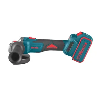 Акумулаторен ъглошлайф Ronix 8680/ 20V/ 2х4Ah