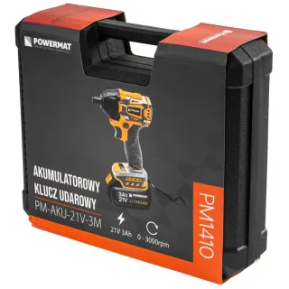 Акумулаторен гайковерт Powermat PM-AKU-21V-3M/ 21V/ 2x3Ah