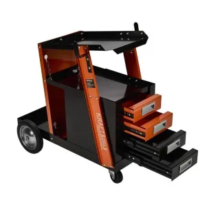 Заваръчна количка + чекмеджета KraftDele KD374/ 75 кг