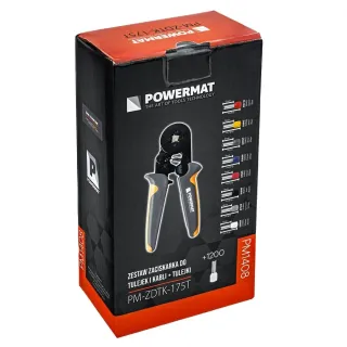 Клещи за кримпване Powermat PM-ZDTK-175T/ 175 мм Клещи за кримпване Powermat PM-ZDTK-175T/ 175 мм