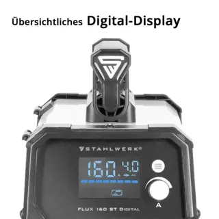 Инверторен заваръчен апарат 3в1 STAHLWERK FLUX 160 ST Digital/ 160A