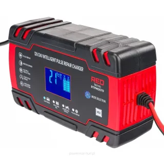 Автоматично зарядно устройство RED Technic RTPM0079/ 12V / 24V