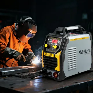 Инверторен заваръчен апарат KraftDele KD3432/ 210A Инверторен заваръчен апарат KraftDele KD3432/ 210A