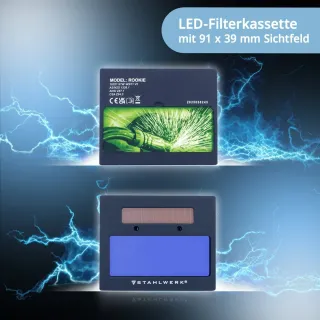 Автоматична заваръчна маска STAHLWERK ROOKIE/ DIN 3-11