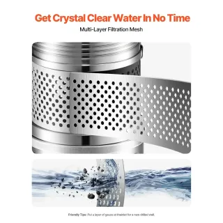 Потопяема помпа за дълбоки кладенци VEVOR 3SDM4/13/ 910W