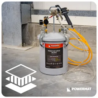 Пневматичен агрегат за боядисване Powermat PM-PAM-10T/ 10 л Пневматичен агрегат за боядисване Powermat PM-PAM-10T/ 10 л