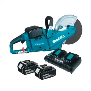 Акумулаторен ъглошлайф Makita DCE090T2X1/ 18 V/ 2х5Ah