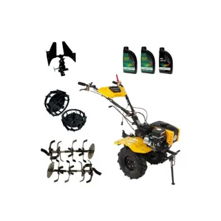 Комплект бензинов мотокултиватор ProGARDEN Campo 803, 7HP, 2 + 1