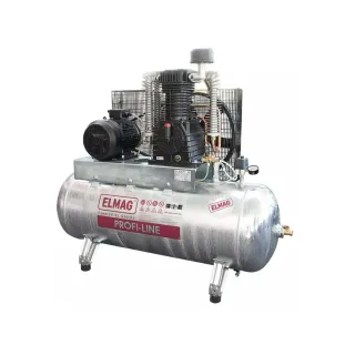 Бутален маслен компресор ELMAG PROFI-LINE GALVANISED PL-Z 1200/10/270 D/ 400V/ 10,2 kW/ 270 л
