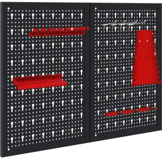 Метален перфориран панел за инструменти KraftDele KD11896/ 80x60см Метален перфориран панел за инструменти KraftDele KD11896/ 80x60см