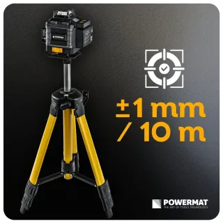 Лазерен нивелир със зелен лъч Powermat PM-PLK-4DM2/ 40 м