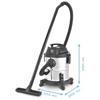 Прахосмукачка за мокро и сухо почистване STAHLWERK VCL-1200 ST/ 1200 W/ 20 л Прахосмукачка за мокро и сухо почистване STAHLWERK VCL-1200 ST/ 1200 W/ 20 л