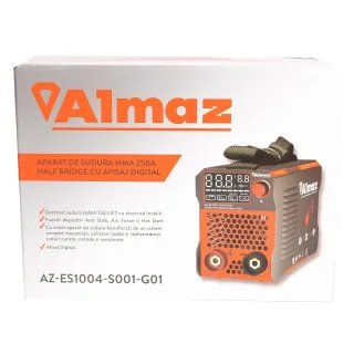 Инверторен заваръчен апарат Almaz AZ-ES1004-S001-G01/ 250A Инверторен заваръчен апарат Almaz AZ-ES1004-S001-G01/ 250A
