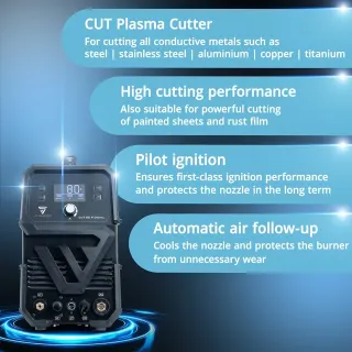 Апарат за плазмено рязане STAHLWERK CUT 80 P Digital/ 80A