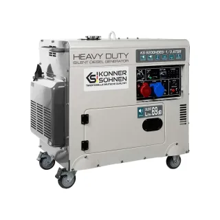 Дизелов шумоизолиран генератор KOENNER-SOEHNEN KS 9200HDES-1/3 ATSR/ 6.5-7.5kW Дизелов шумоизолиран генератор KOENNER-SOEHNEN KS 9200HDES-1/3 ATSR/ 6.5-7.5kW